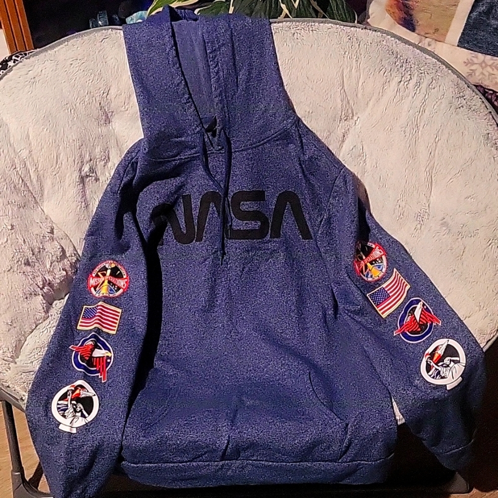 2X Mens Nasa Hoodie